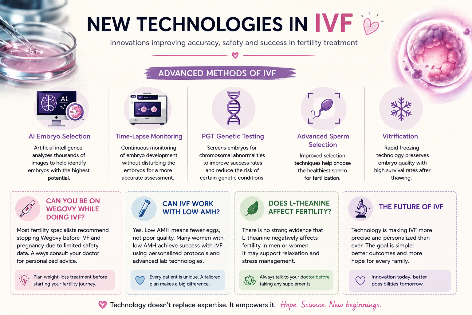 The Exciting New Technologies Transforming IVF in 2026 2 technologies